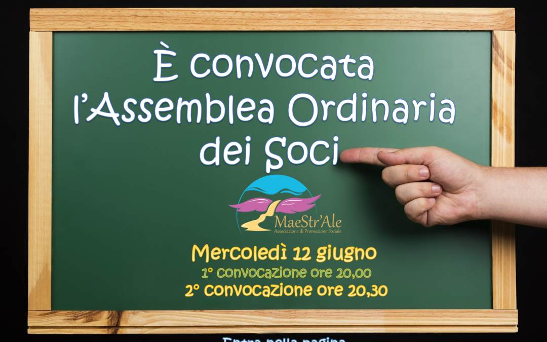 ASSEMBLEA ORDINARIA dei Soci
