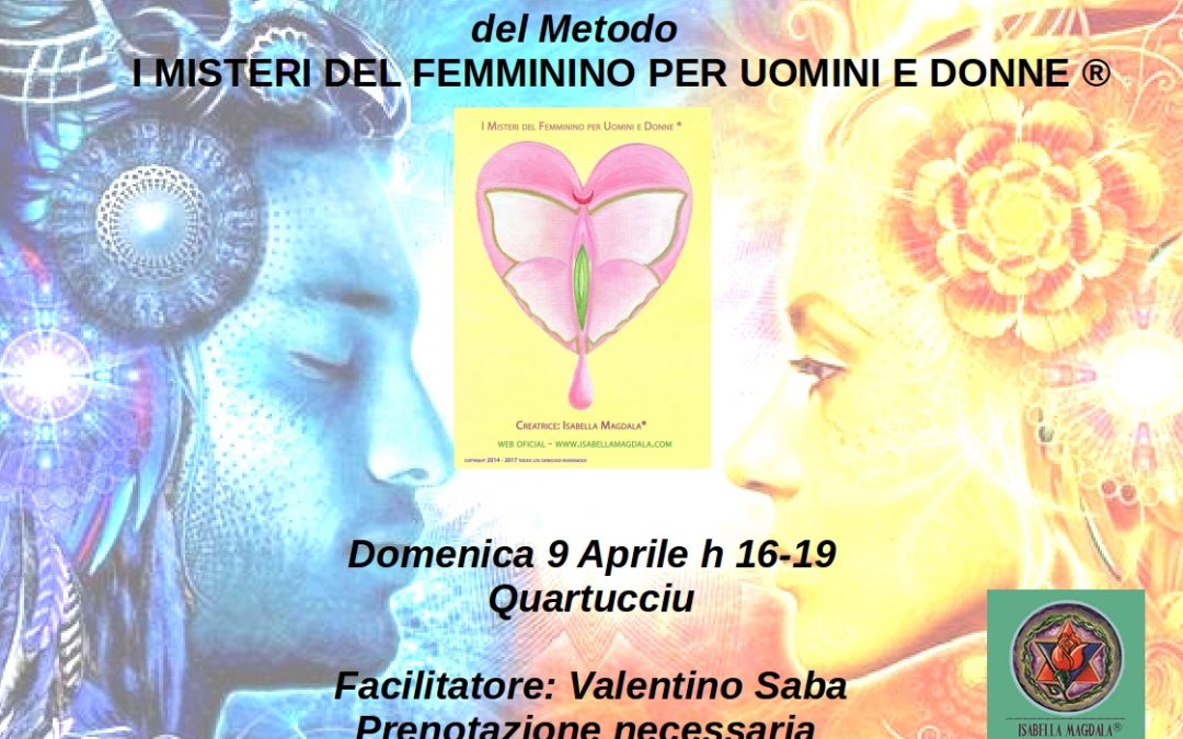 Cerchio di gruppo del metodo “I Misteri del Femminino per Uomini e Donne ®”