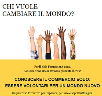 COMMERCIO EQUO – ESSERE VOLONTARI PER UN MONDO NUOVO