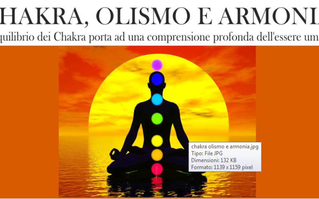CHAKRA OLISMO E ARMONIA
