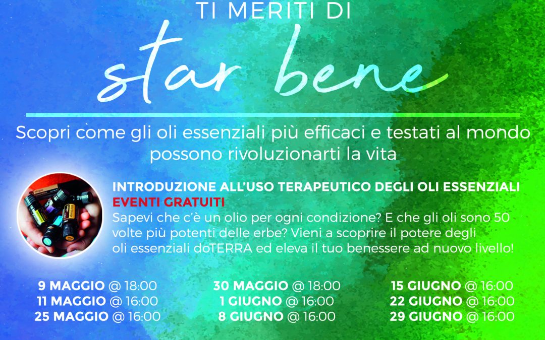 CURARSI CON GLI OLI ESSENZIALI