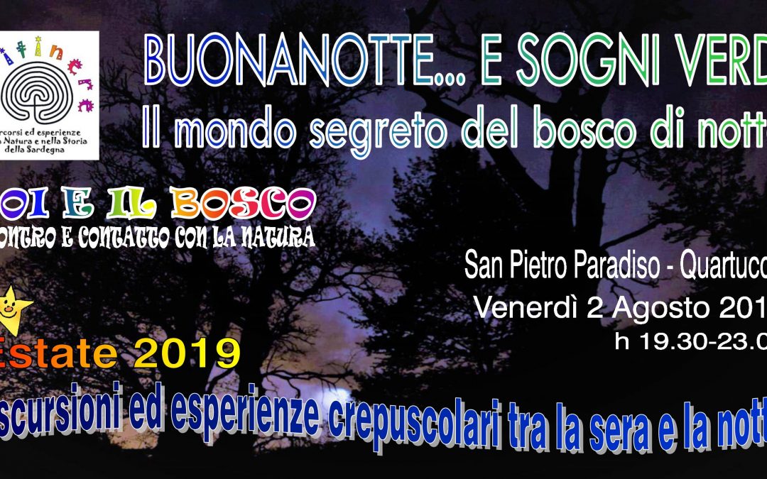 BUONANOTTE E SOGNI VERDI…