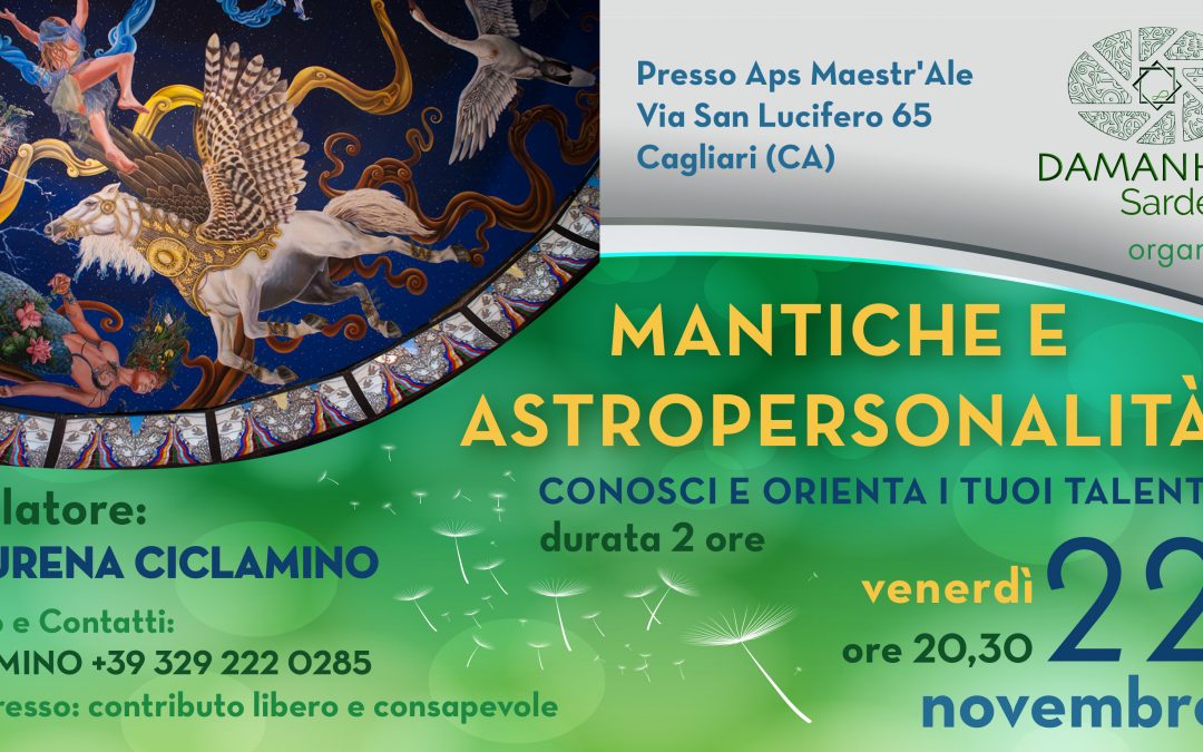 MANTICHE E ASTROPERSONALITÀ