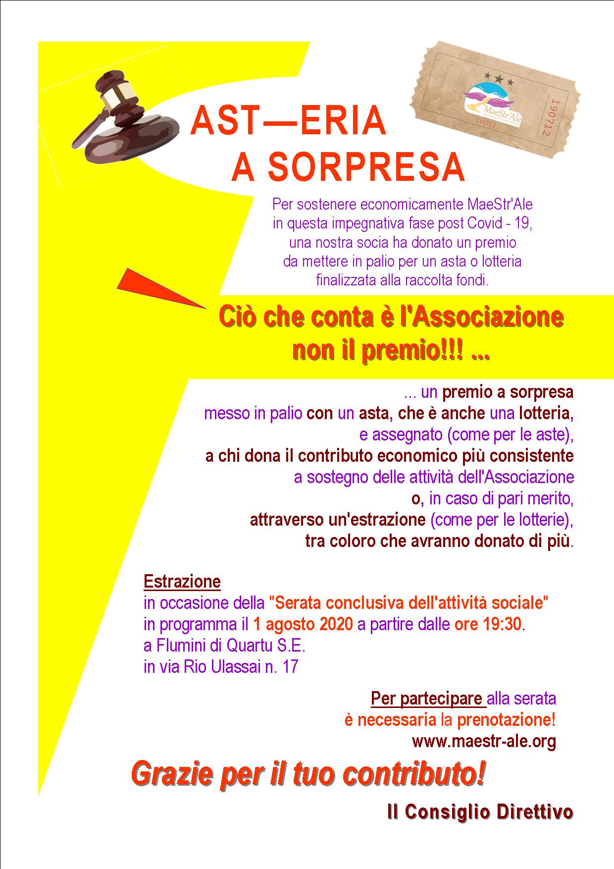 AST-ERIA A SORPRESA