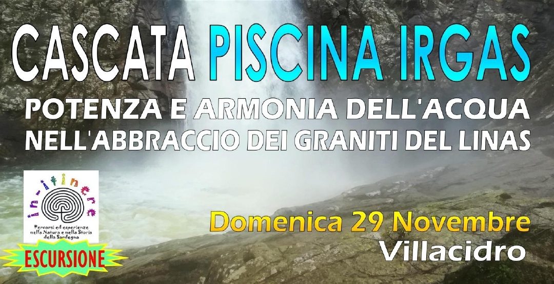 CASCATA PISCINA IRGAS – Potenza e armonia dell’acqua nell’abbraccio dei graniti del Linas