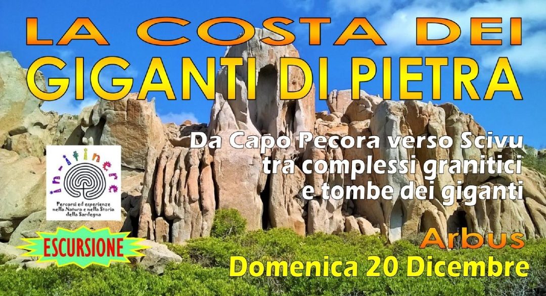 LA COSTA DEI GIGANTI DI PIETRA – Da Capo Pecora verso Scivu tra complessi granitici e tombe dei giganti