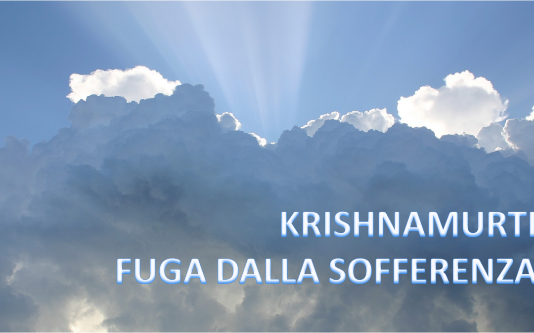 Fuga dalla sofferenza