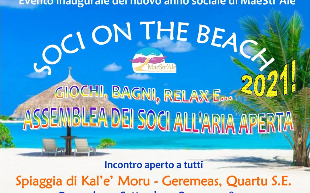 SOCI ON THE BEACH – Assemblea Generale dei Soci