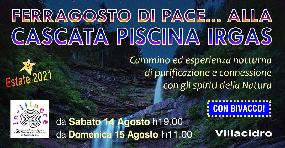 SCHEDA Piscina Irgas Notte Bivacco BANNER SCHEDA Piscina Irgas Notte Bivacco BANNER
