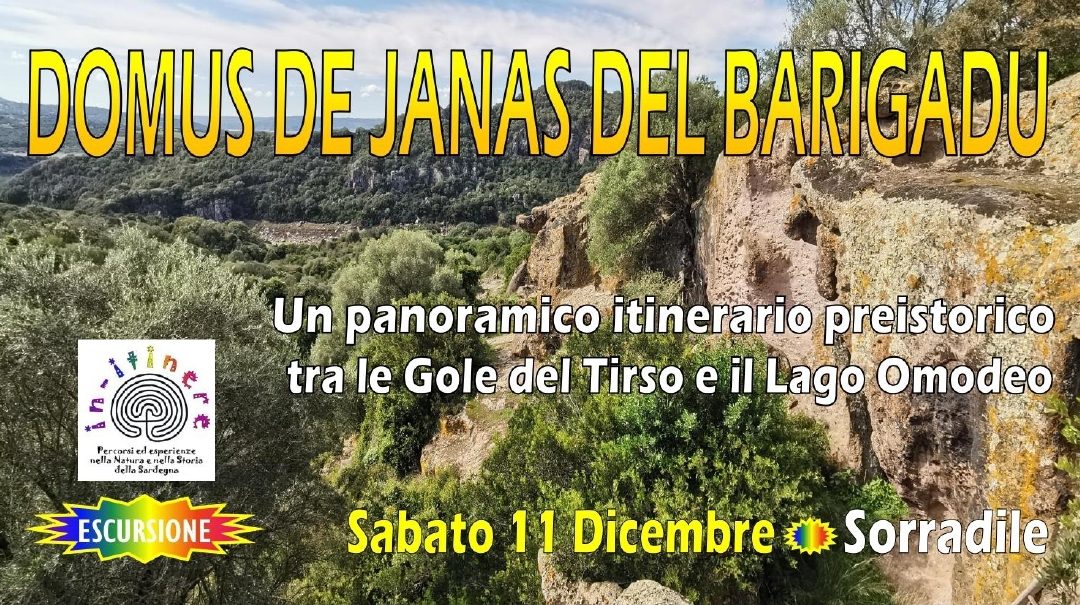 DOMUS DE JANAS DEL BARIGADU – Un panoramico itinerario preistorico