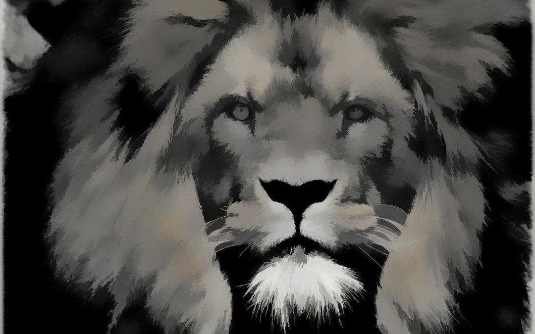 Il leone dipinto