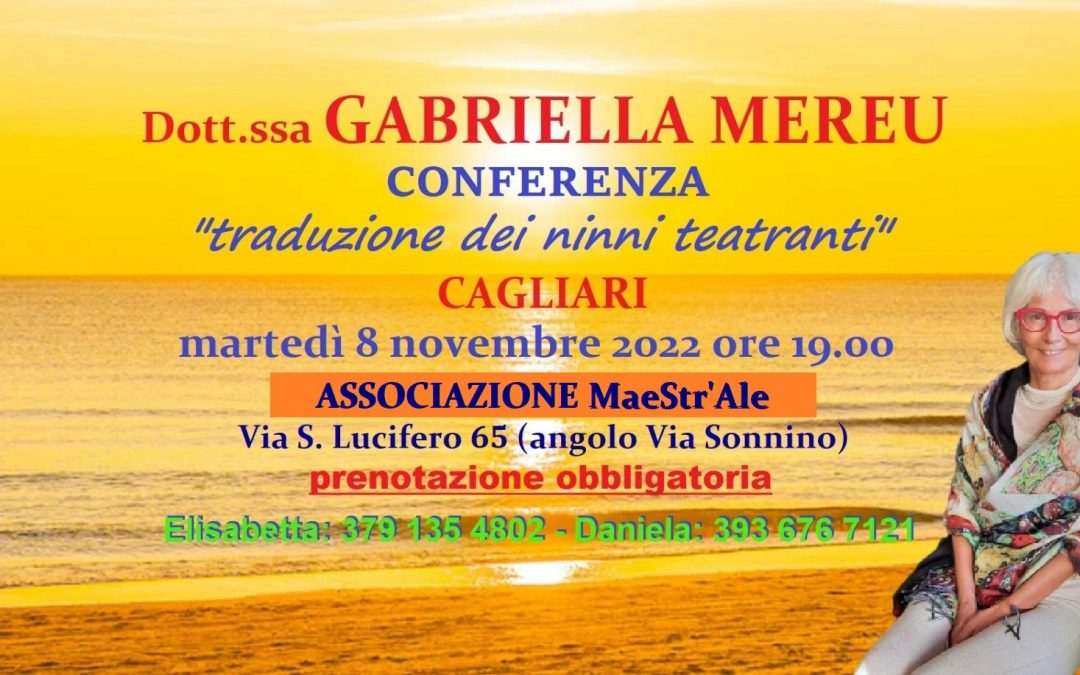 GABRIELLA MEREU – Traduzione dei Ninni teatranti