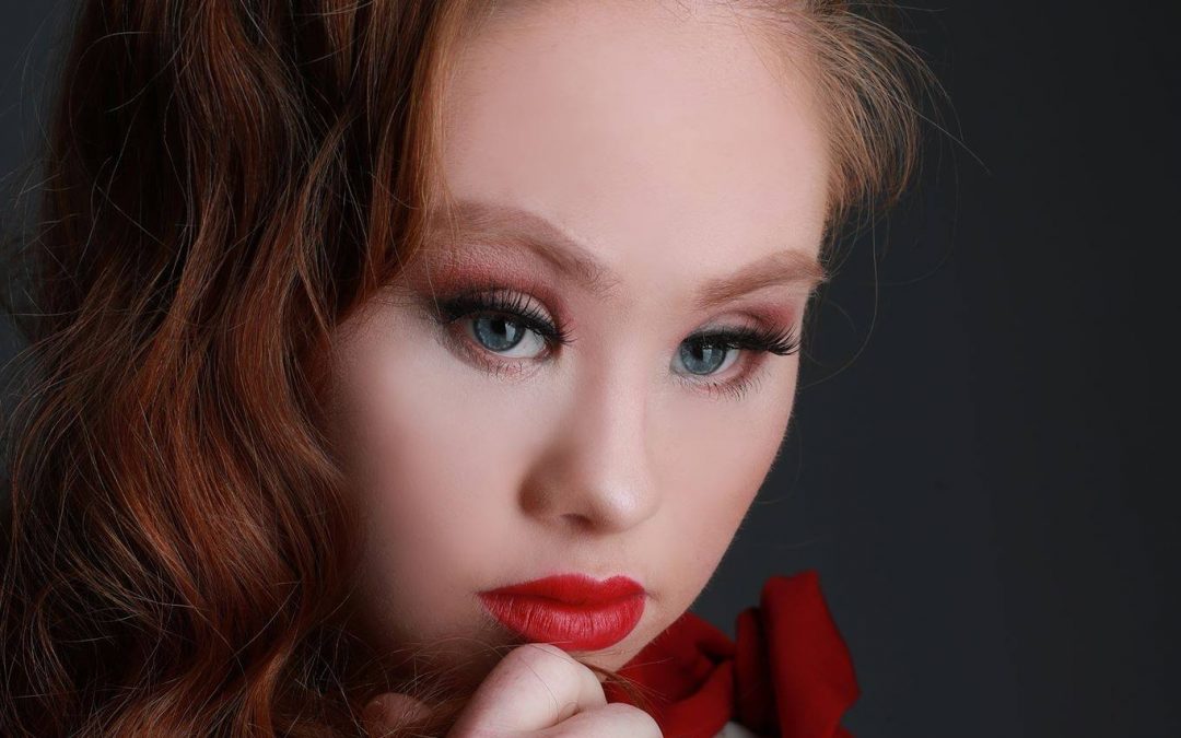 Una modella con la sindrome di Down