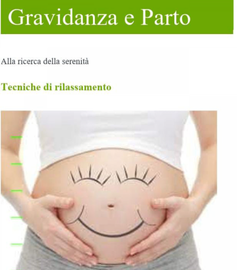 TECNICHE RILASSAMENTO PER IL PARTO TECNICHE RILASSAMENTO PER IL PARTO