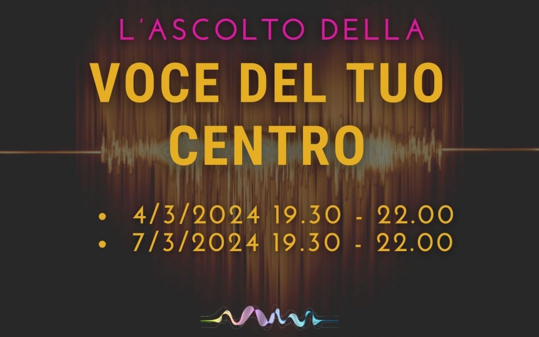 LA VOCE DEL TUO CENTRO