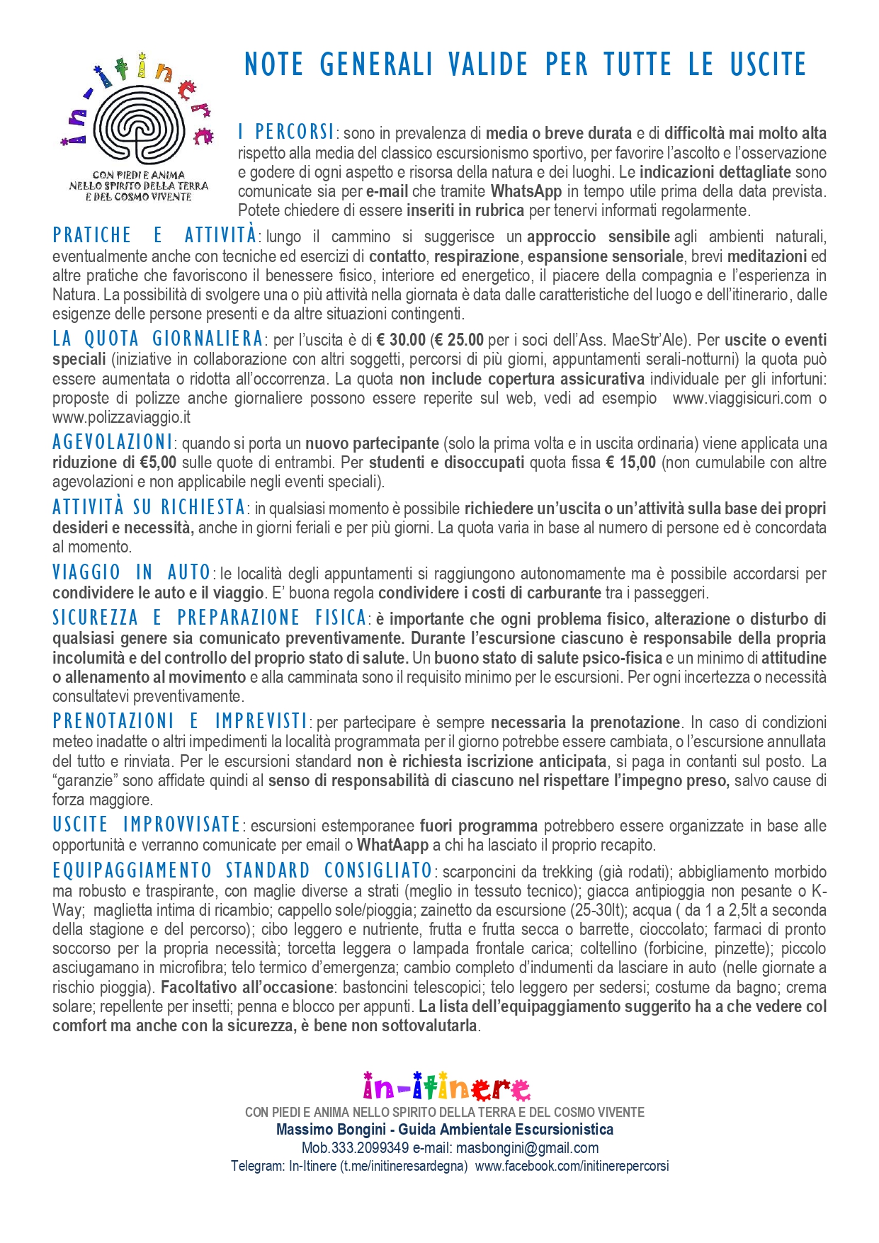 2. NOTE GENERALI In-Itinere 2024 2. NOTE GENERALI In-Itinere 2024
