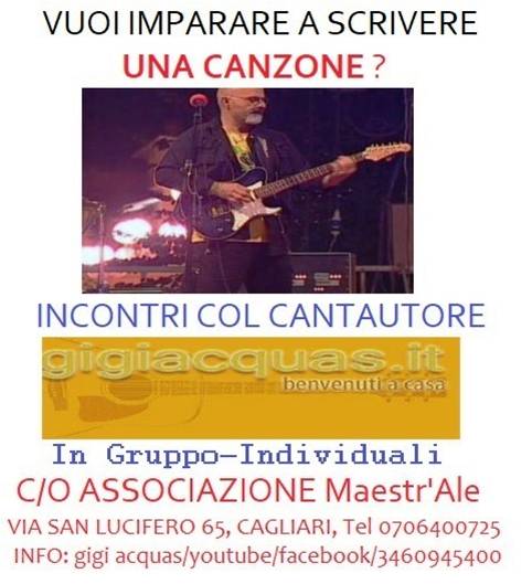 incontri col cantautore