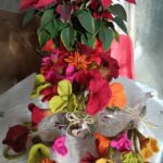 Delicatissimi fiori in lana cotta